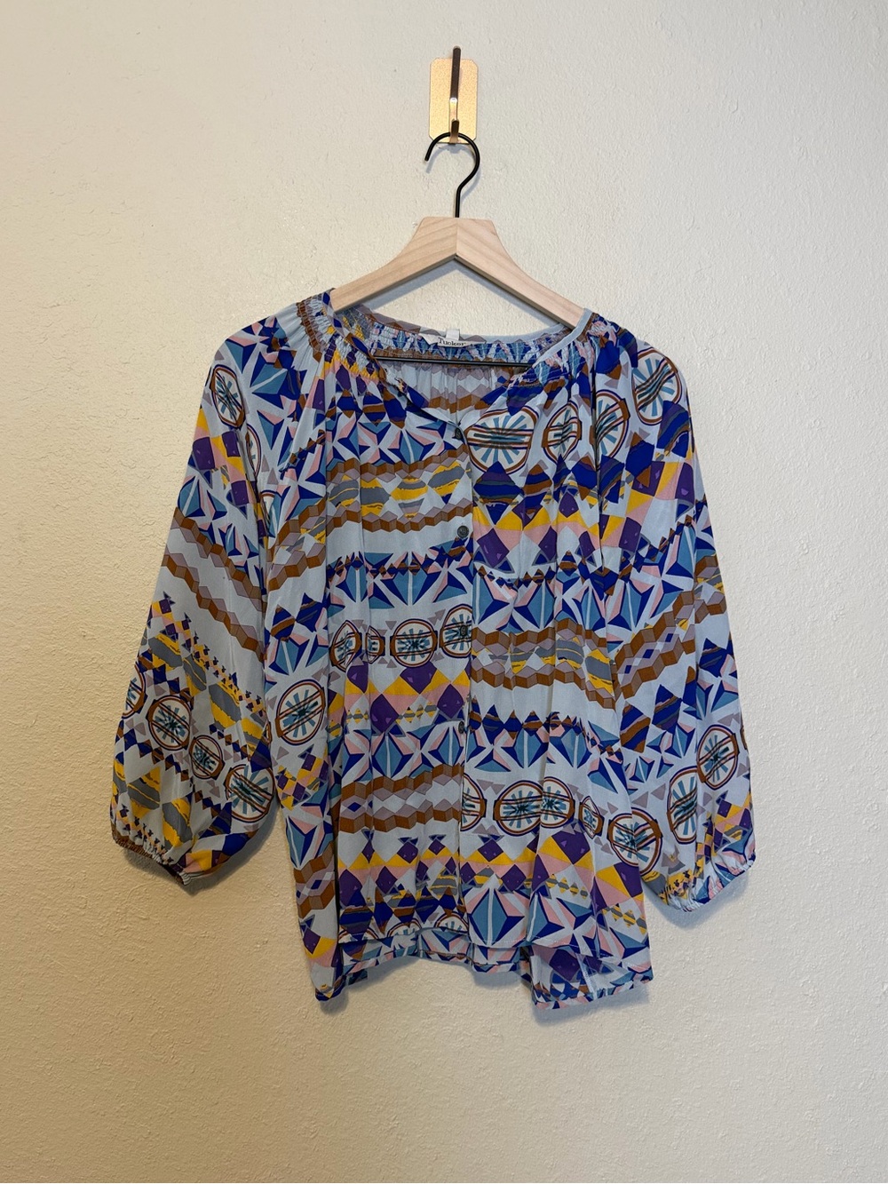 Tucker The Classic Silk Blouse Pattern Size Medium